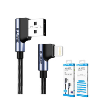 Buy 8Ware Premium 1m Apple Certified 90 Degree Angle USB Lightning Data Sync Fast Charging Cable 8W-IPHR1-90D For iPhone/iPad