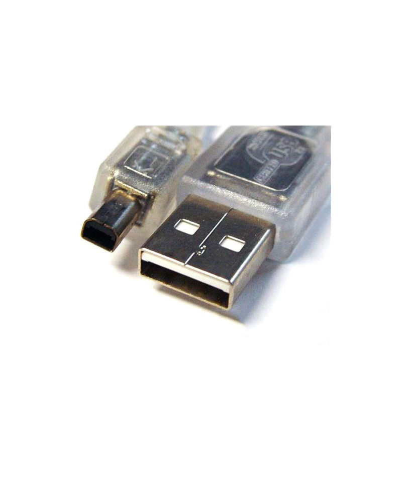 Buy 8Ware USB 2.0 Cable 3m A to B 4-pin Mini Transparent Metal Sheath UL Approved UC-2403ABN