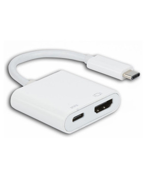 Buy 8Ware USB Type-C to HDMI Adapter Cable with Type-C Charging Port in White 8WD-CH01