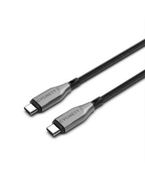 Buy Cygnett Armoured 1m 3.1 USB-C to USB-C Cable CY4674PCTYC in Black