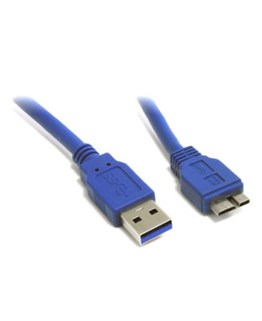 Buy 8Ware 3m USB 3.0 USB-A (Male) to Micro-USB B (Male) Cable in Blue UC-3003AUB