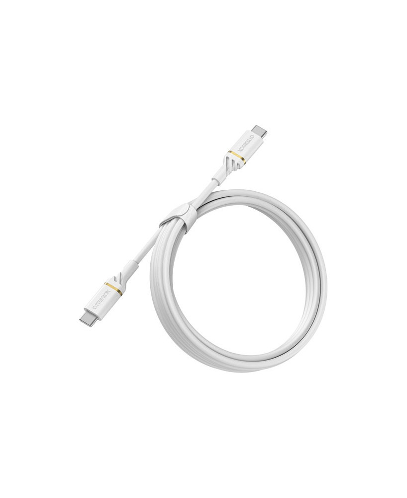 Buy Otterbox 2m USB-C to USB-C Fast Charge Cable in White 78-52673