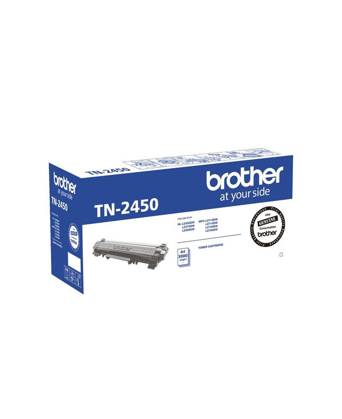 Buy Brother TN-2450 Genuine High Yield Black Toner Cartridge - 3,000 pages