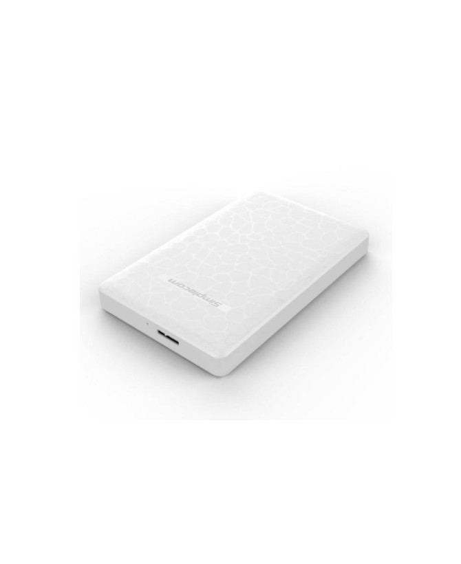 Buy Simplecom SE101 Compact Tool-Free 2.5" SATA to USB 3.0 HDD/SSD Enclosure in White SE101-WH