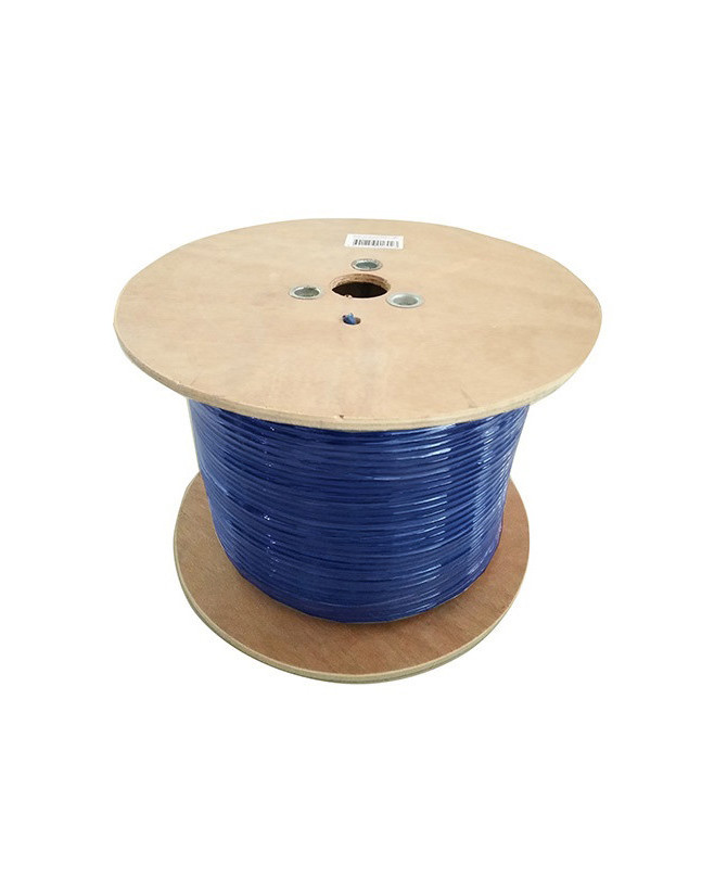 Buy 8Ware 350m CAT6 Blue Bare Solid Copper Twisted Core PVC Jacket Cable Roll CAT6-EXT350BLU