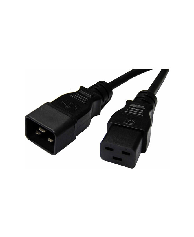 Buy 8Ware 5m 15A IEC-C19 (Male) to IEC-C20 (Female) Power Extension Cable Lead RC-3084-050 for Power Distribution Units