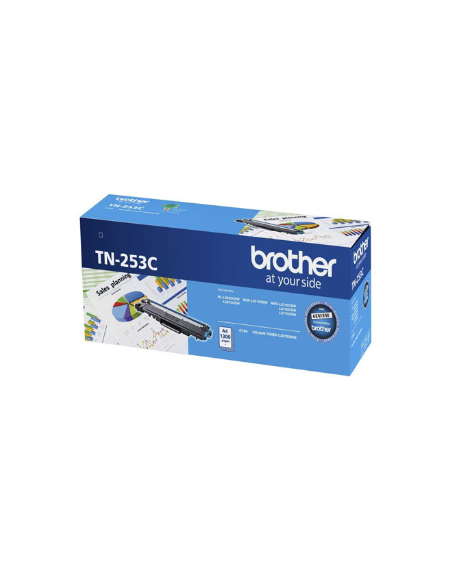 Buy Brother Cyan Toner Cartridge TN-253C for HL-3230CDW, 3270CDW, DCP-L3015CDW, MFC-L3745CDW, L3750CDW and L3770CDW