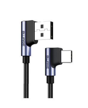 Buy 8ware Premium 1m Samsung 90-Degree USB-A to USB-C Data Sync/Fast Charging Cable 8W-SAMR1-90D