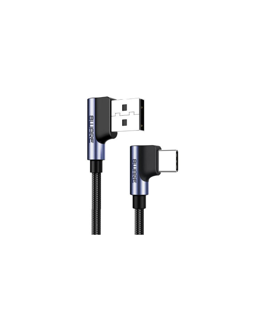 Buy 8ware Premium 1m Samsung 90-Degree USB-A to USB-C Data Sync/Fast Charging Cable 8W-SAMR1-90D