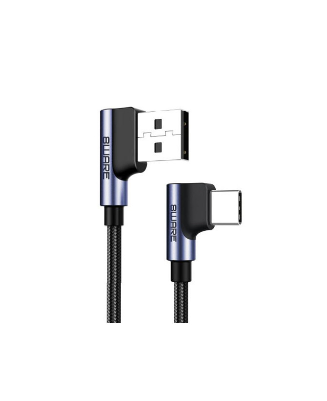 Buy 8ware Premium 1m Samsung 90-Degree USB-A to USB-C Data Sync/Fast Charging Cable 8W-SAMR1-90D