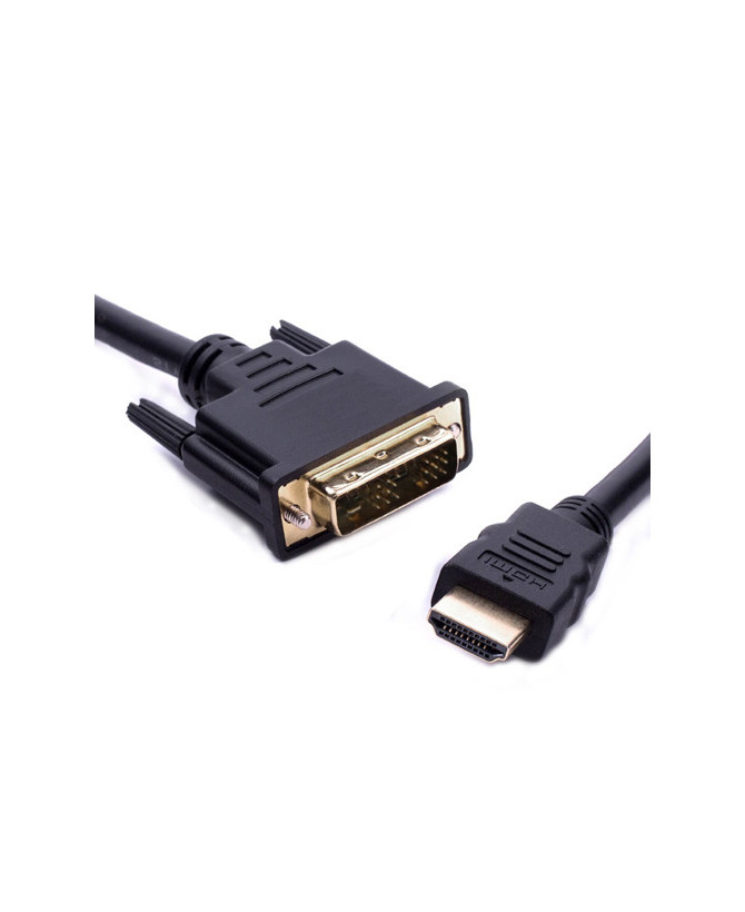 Buy 8ware 5m HDMI Male to DVI-D Male Audio/Video Adapter Cable RC-HDMIDVI-5