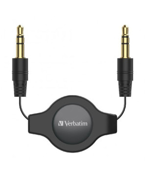 Buy the Verbatim 1m 3.5mm Audio Cable in Black 66573