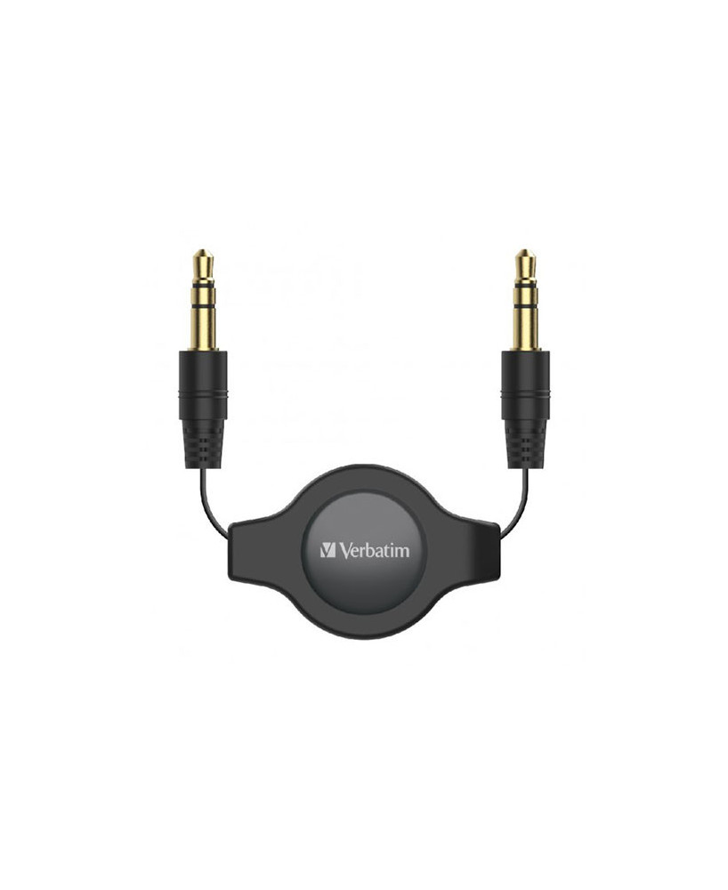 Buy the Verbatim 1m 3.5mm Audio Cable in Black 66573