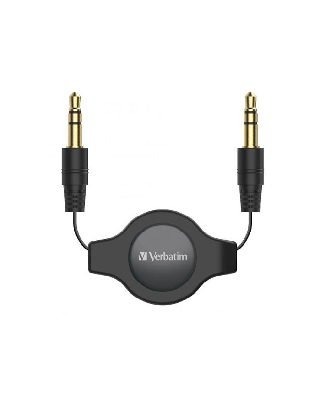 Buy the Verbatim 1m 3.5mm Audio Cable in Black 66573