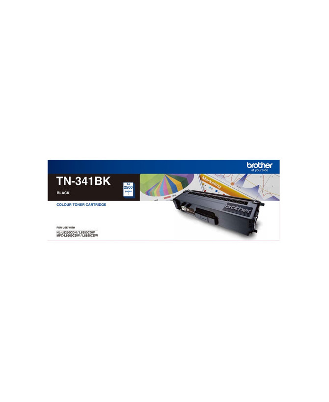 Buy Brother Standard Yield Black Colour Laser Toner Cartridge TN-341BK For HL-L8250CDN/8350CDW & MFC-L8600CDW/L8850CDW