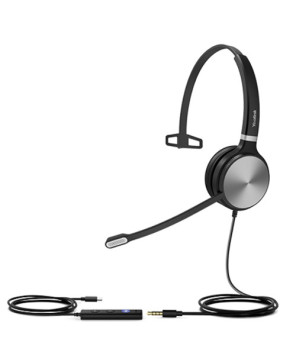 Yealink UH36 Wideband Noise Cancelling USB-C and 3.5mm Mono Wired Headset  36-M-C