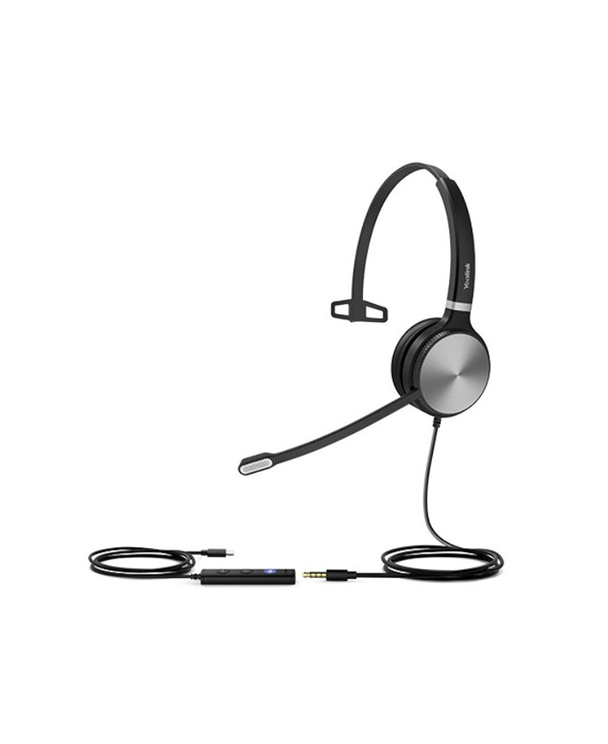 Buy Yealink Wideband Noise Cancelling USB-C and 3.5mm Mono Wired Headset UH36-M-C