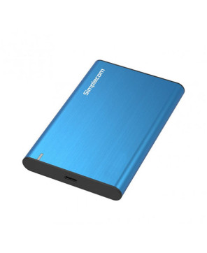 Buy Simplecom SE221 Aluminium 2.5'' SATA HDD/SSD to USB 3.1 Enclosure in Blue SE221-BLUE