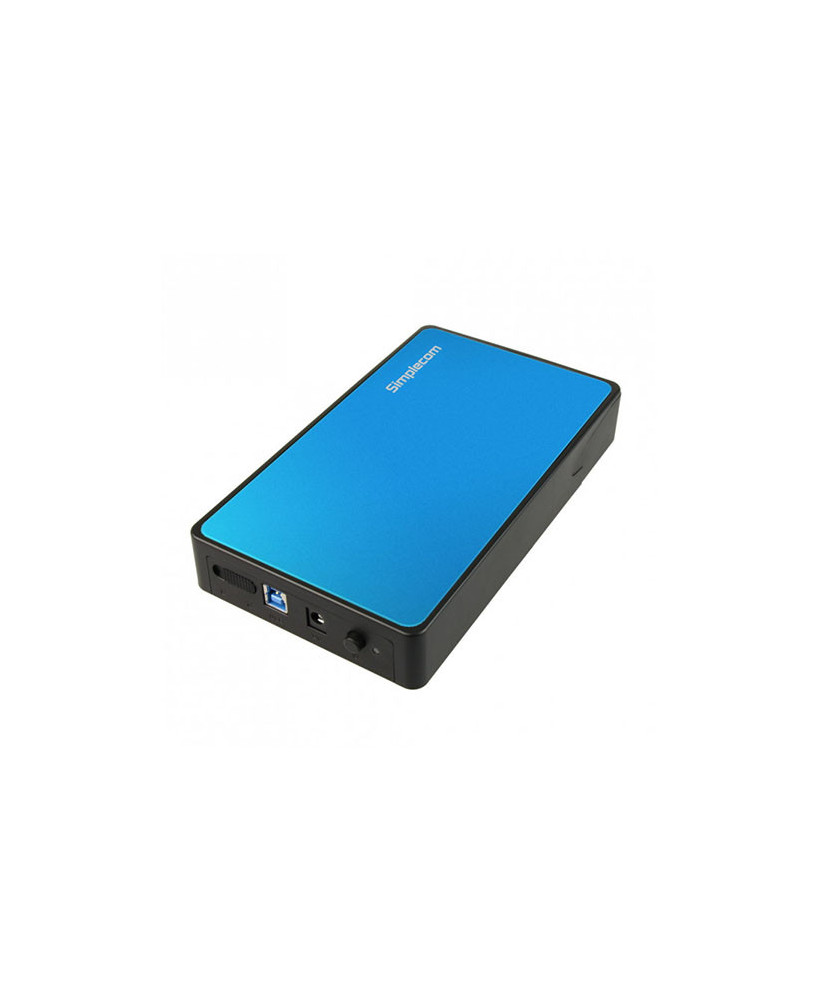 Buy Simplecom Tool Free 3.5" SATA HDD to USB 3.0 Hard Drive Enclosure in Blue SE325-BLUE