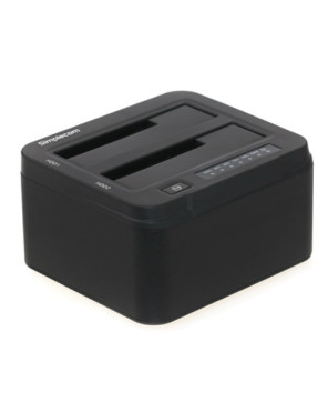 Buy Simplecom SD322 Dual Bay USB 3.0 Aluminium Docking Station in Black SD322-BLACK for 2.5" and 3.5" SATA HDD