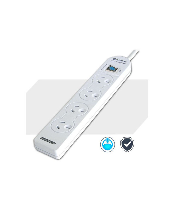 Buy Sansai 4 Outlet Powerboard with Master Switch PAD-131P