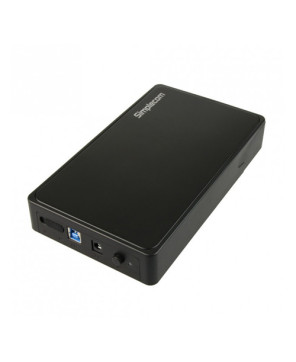 Simplecom SE325 Tool Free 3.5" SATA HDD to USB 3.0 Hard Drive Enclosure in Black (SE325-BLACK)