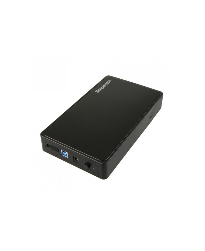 Simplecom SE325 Tool Free 3.5" SATA HDD to USB 3.0 Hard Drive Enclosure in Black (SE325-BLACK)