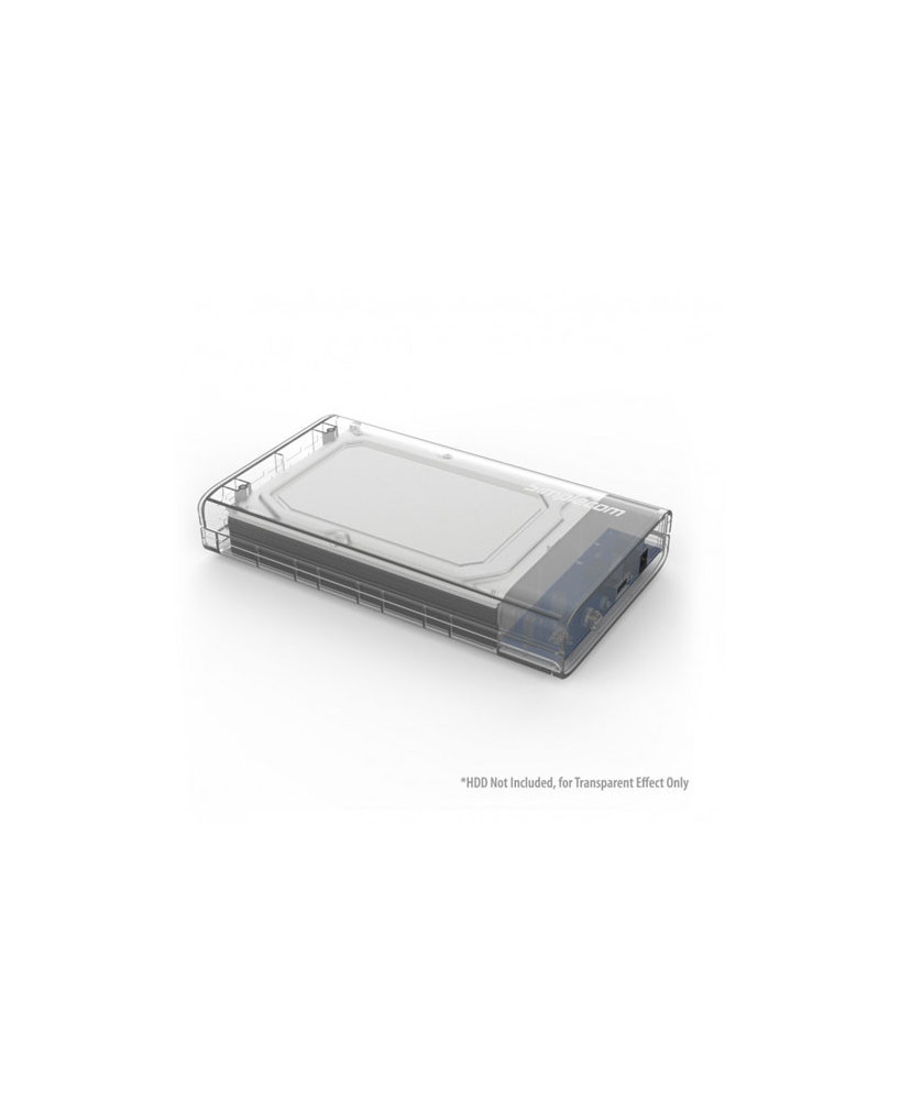 Buy Simplecom 3.5" SATA to USB 3.0 Hard Drive Docking Enclosure SE301-CL in Clear