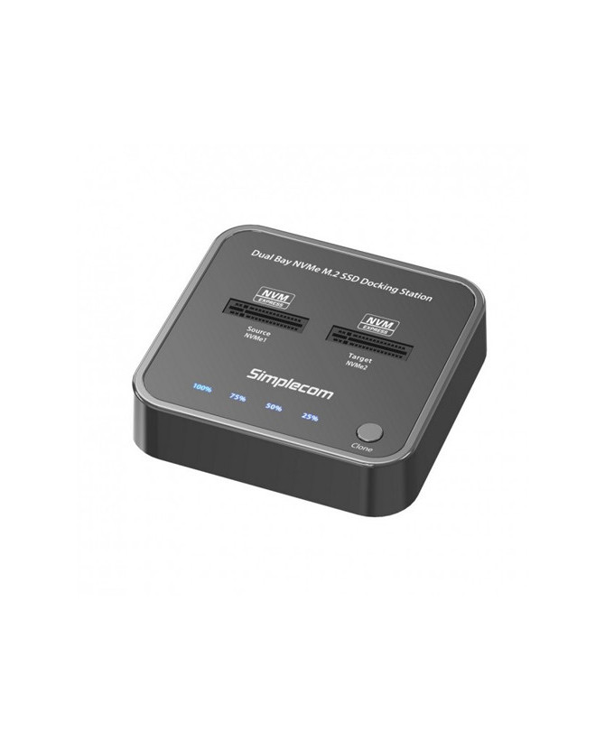 Buy Simplecom SD550 USB 3.2 Gen2 to Dual Bay NVMe M.2 SSD Docking Station Duplicator Offline Clone (SD550)