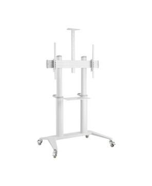 Buy Brateck Ultra-Modern Large Screen Aluminum TV Cart in White TTL12-610TW-W for 70" to 120" Screen