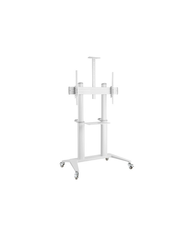 Buy Brateck Ultra-Modern Large Screen Aluminum TV Cart in White TTL12-610TW-W for 70" to 120" Screen