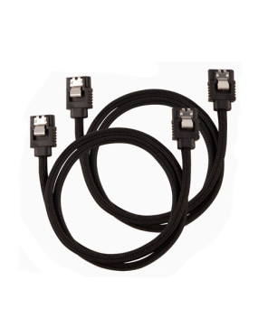 Buy Corsair 60cm Premium Sleeved SATA 6Gbps Cable in Black CC-8900252