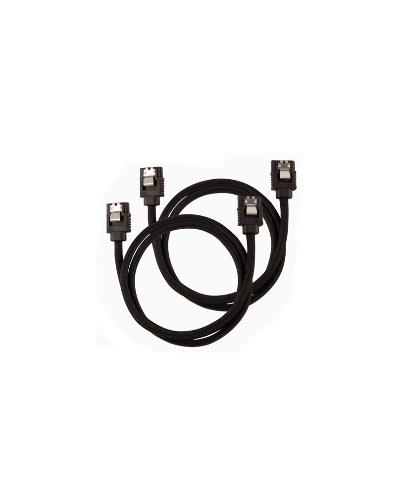 Buy Corsair 60cm Premium Sleeved SATA 6Gbps Cable in Black CC-8900252