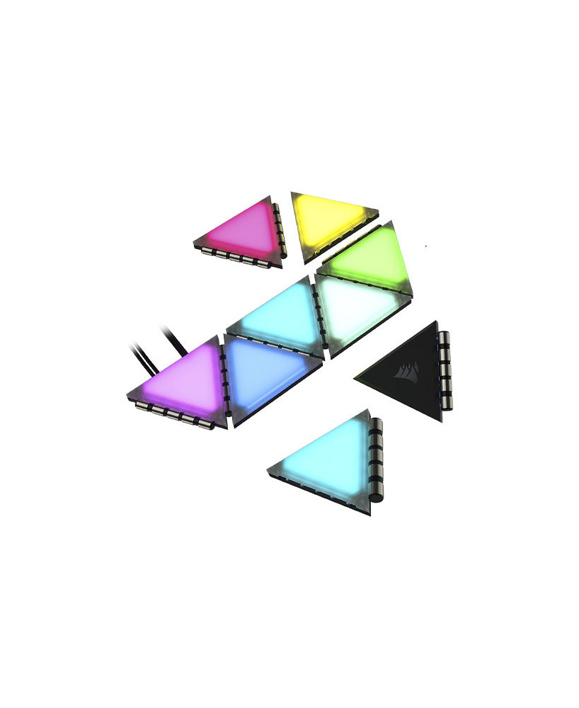 Buy Corsair iCUE LC100 Smart Case Lighting Triangles 9x Tile Expansion Kit CL-9011115-WW