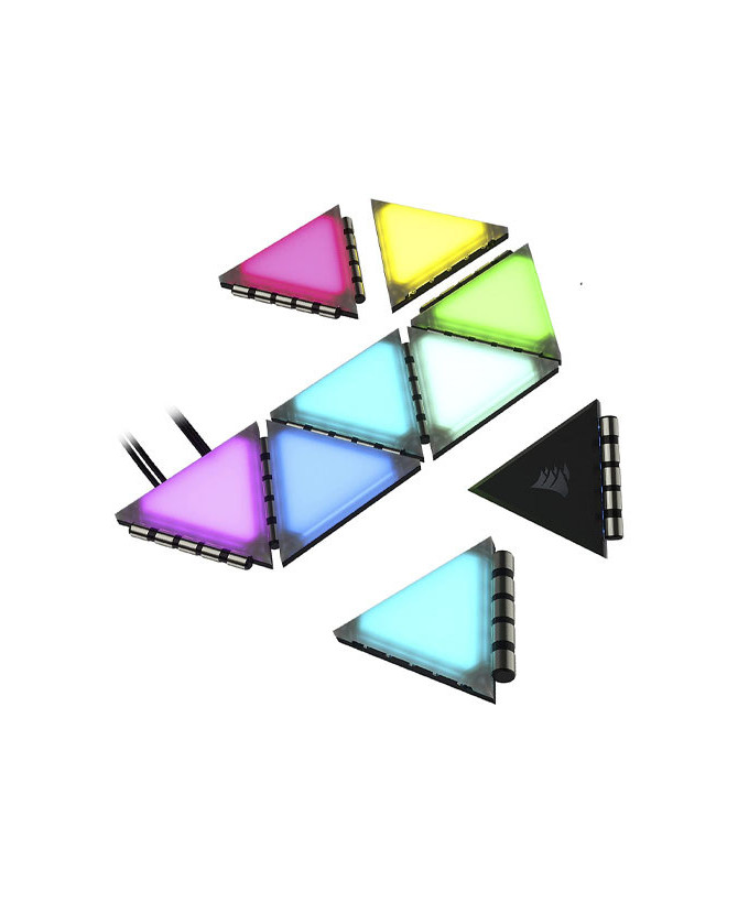 Buy Corsair iCUE LC100 Smart Case Lighting Triangles 9x Tile Expansion Kit CL-9011115-WW