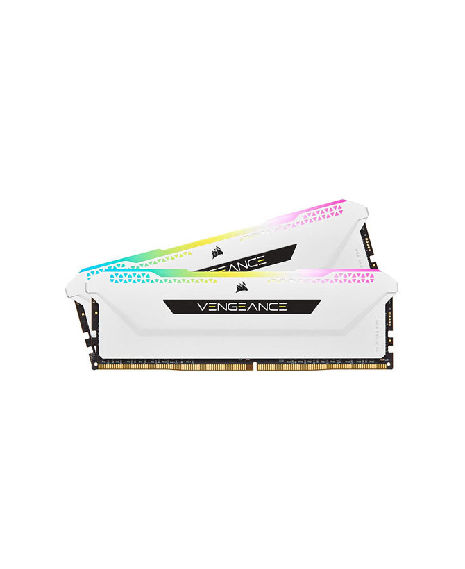 Buy Corsair VENGEANCE RGB PRO SL 32GB (2x16GB) DDR4 DRAM 3600MHz C18 Memory Kit CMH32GX4M2D3600C18W in White