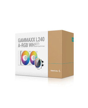 Buy DeepCool GAMMAXX L240 A-RGB AIO Liquid CPU Cooler with Anti-Leak Technology in White DP-H12CF-GL240-ARGB-WH