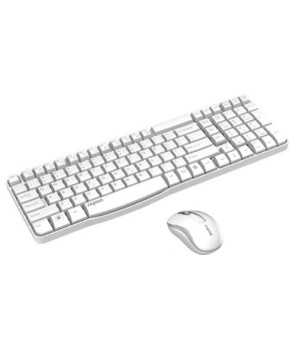 Buy Rapoo X1800S 2.4GHz Wireless Optical Keyboard and Mouse in White X1800S-WHITE