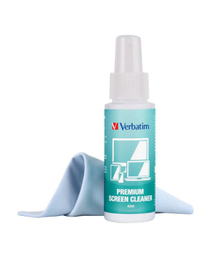 Buy Verbatim Cleaning Kit 60ml Screen Cleaner with Cleaning Cloth 66610