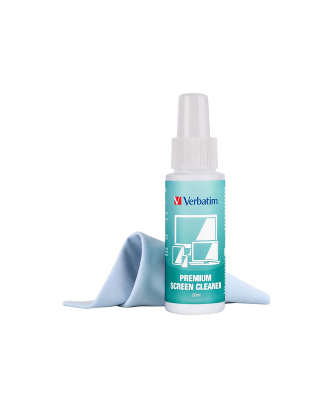 Buy Verbatim Cleaning Kit 60ml Screen Cleaner with Cleaning Cloth 66610