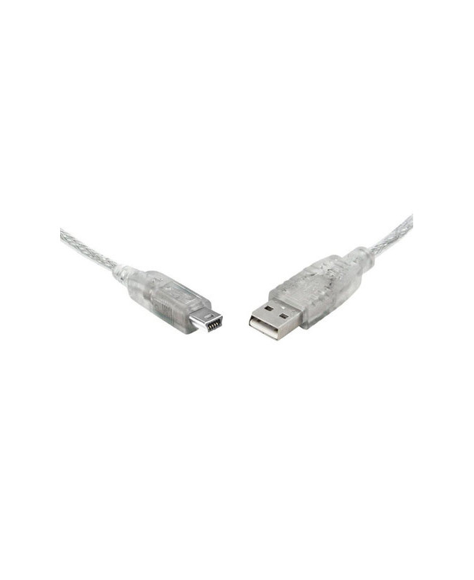 Buy 8Ware 3m A to B 5-pin UL Approved USB 2.0 Cable in Transparent Metal Sheath UC-2003ABN