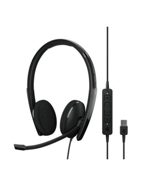 EPOS | Sennheiser ADAPT 160T USB II Wired USB-A Stereo MS Certified Headset with In-line Call Control 1000901