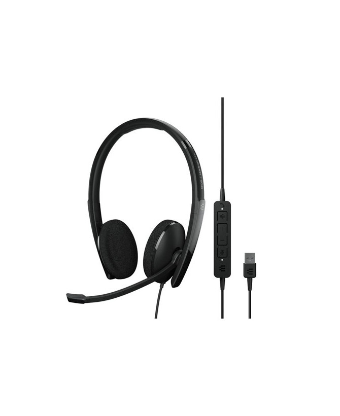 EPOS | Sennheiser ADAPT 160T USB II Wired USB-A Stereo MS Certified Headset with In-line Call Control 1000901