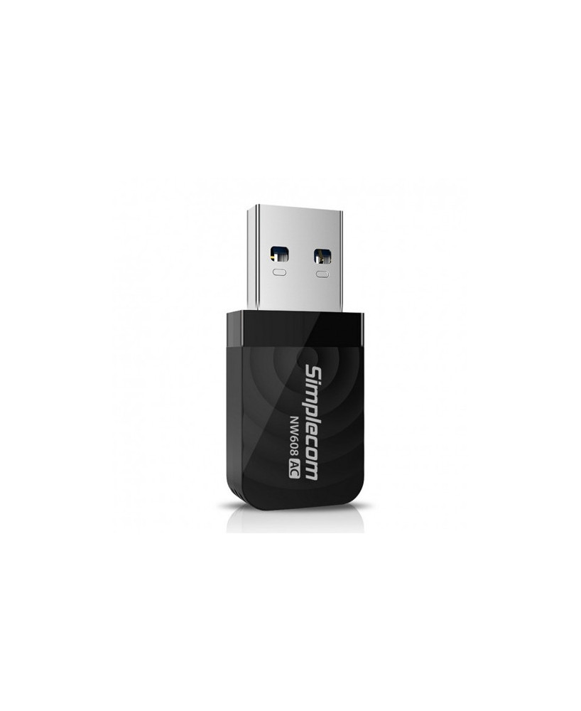 Buy Simplecom NW608 Wi-Fi 5 AC1300 Dual Band USB 3.0 Wireless Adapter - NW608