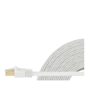 Buy Edimax 1m 40GbE Shielded CAT8 Flat Network Cable in White EA8-010SFW