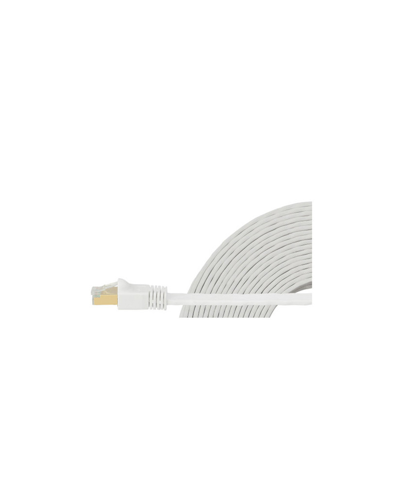 Buy Edimax 1m 40GbE Shielded CAT8 Flat Network Cable in White EA8-010SFW