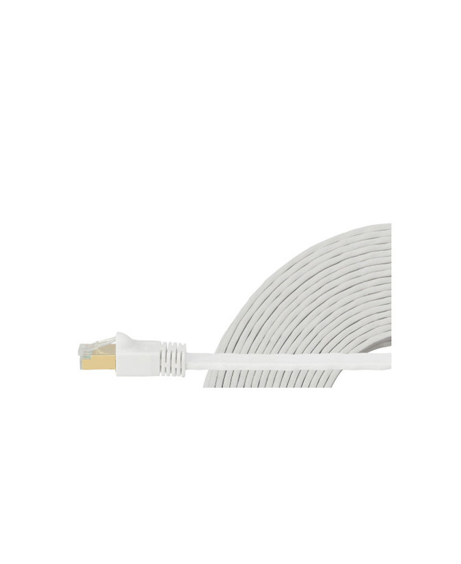 Buy Edimax 1m 40GbE Shielded CAT8 Flat Network Cable in White EA8-010SFW