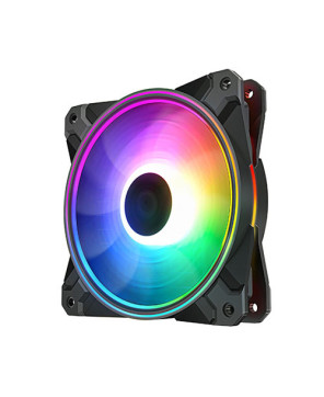 Deepcool 3-pack CF 120 PLUS 3 in 1 Customisable Addressable RGB LED Lighting Case Fan DP-F12-AR-CF120P-3P