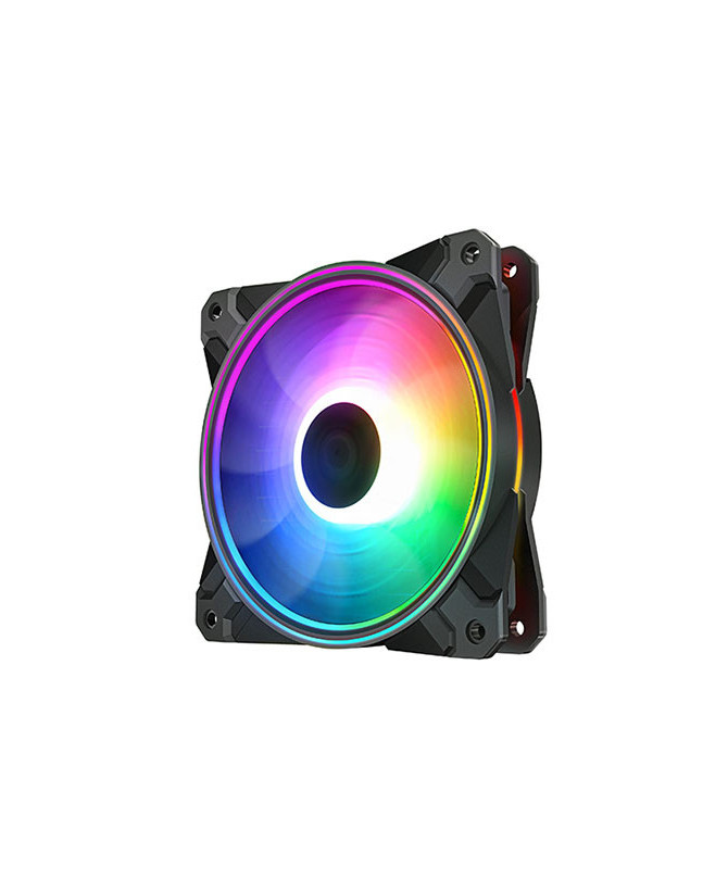 Deepcool 3-pack CF 120 PLUS 3 in 1 Customisable Addressable RGB LED Lighting Case Fan DP-F12-AR-CF120P-3P