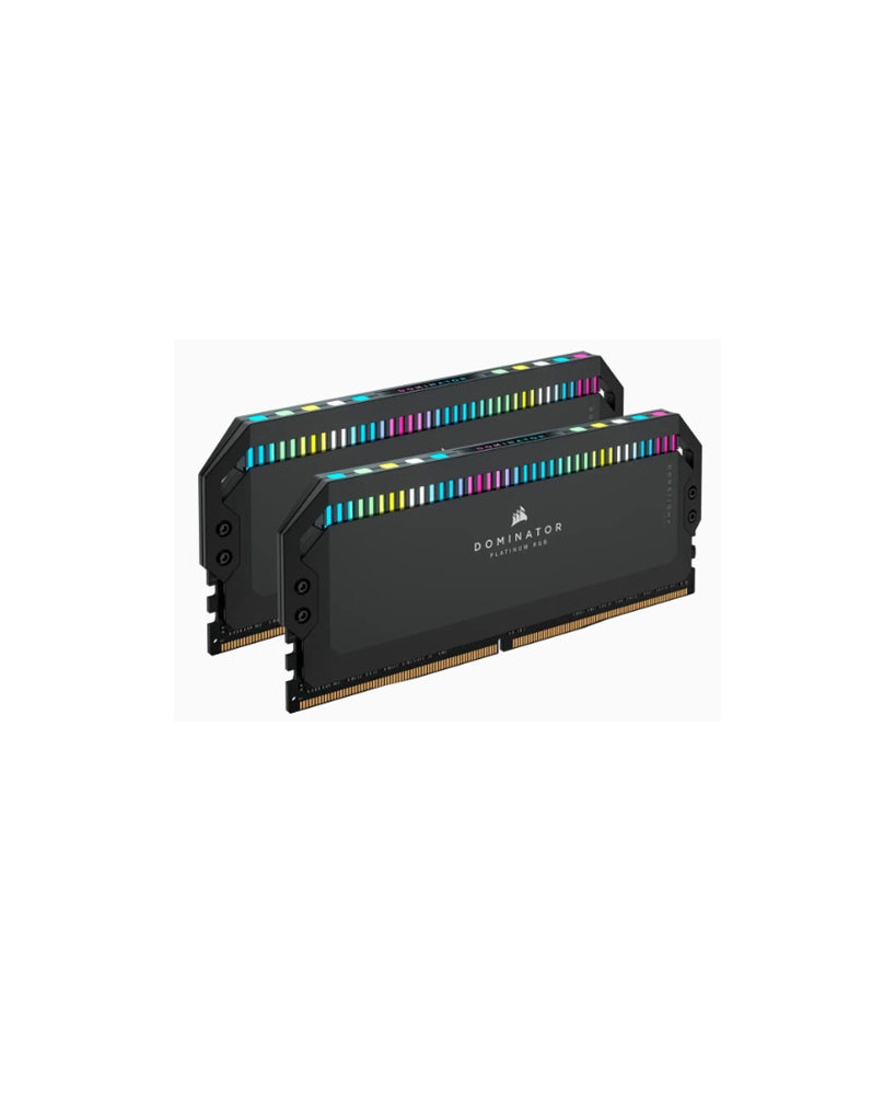 Buy Corsair Dominator Platinum RGB 32GB (2x16GB) DDR5 UDIMM 5200Mhz C40 1.25V Black Desktop PC Gaming Memory CMT32GX5M2B5200C40